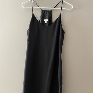 J. Crew Black Racerback Dress